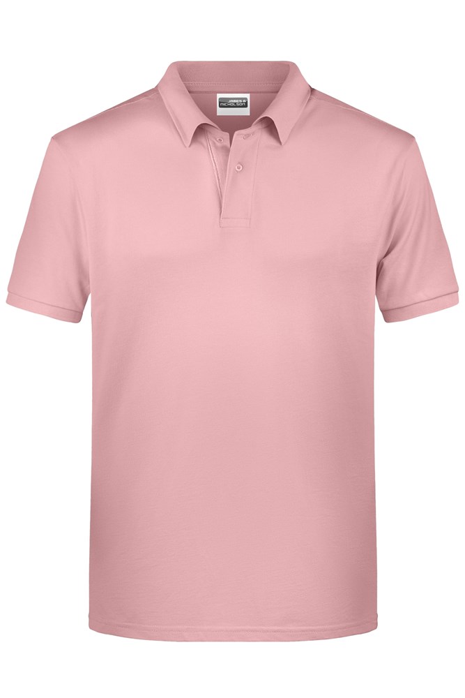 Men's Basic Polo - Soft-pink (ca. Pantone 2036U)