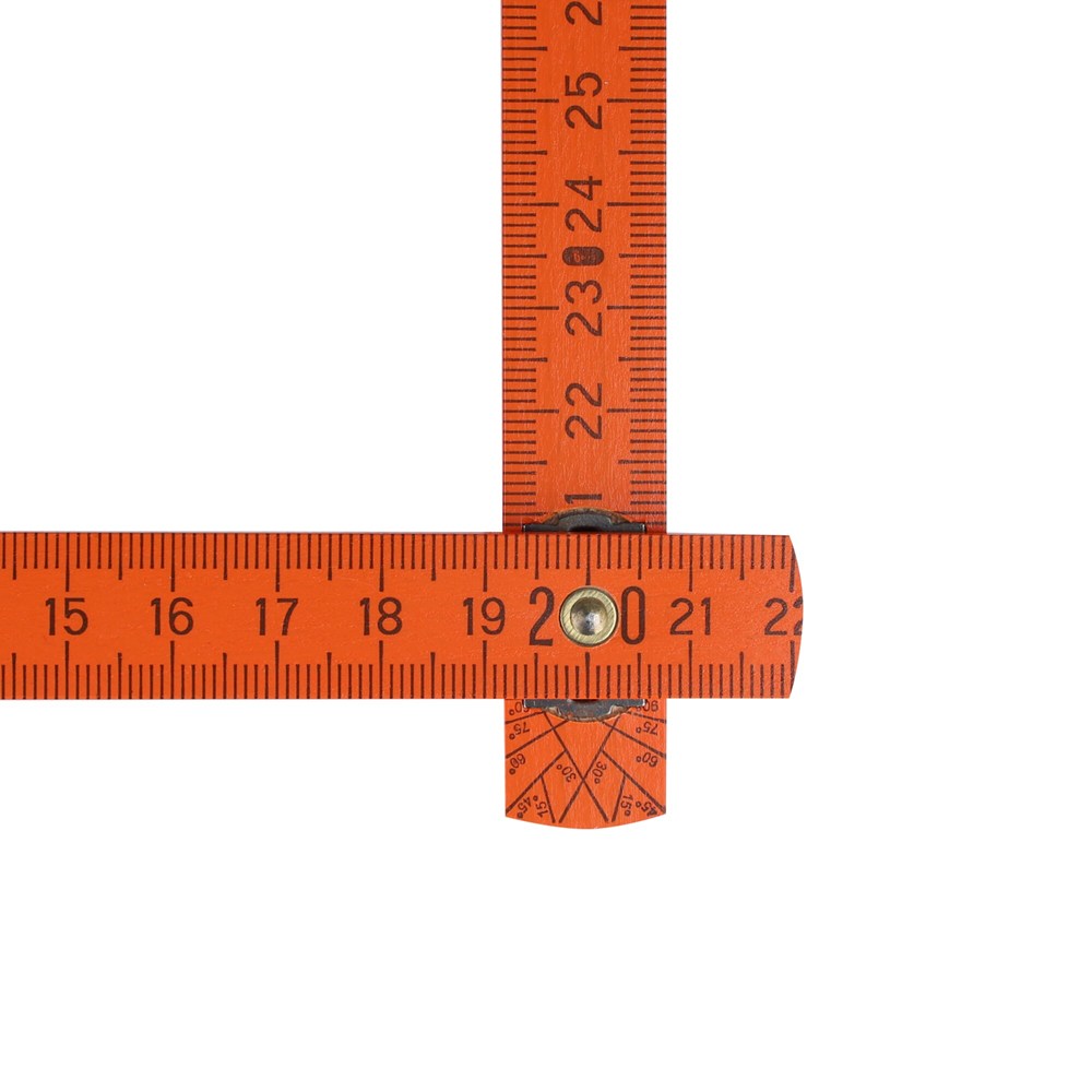 Zollstock Holz 2m Premium lackiert