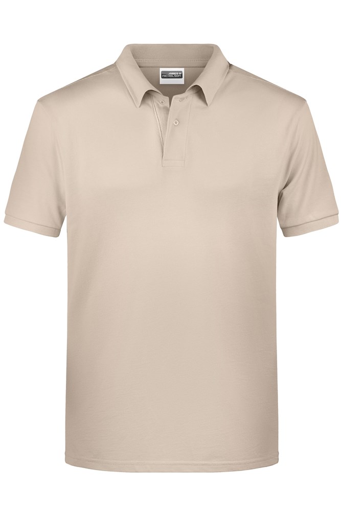 Men's Basic Polo - Stone (ca. Pantone 7501C)