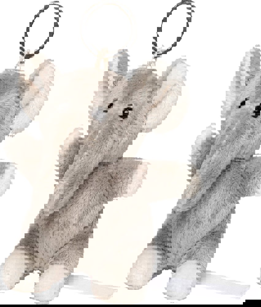 Schlüsselanhänger Elefant, grau, one size