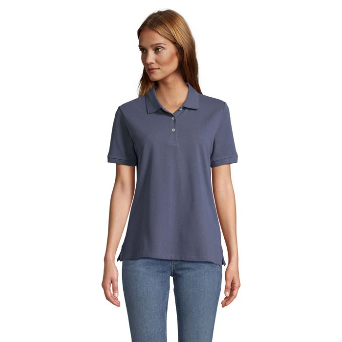 PACIFIC WOMEN - PACIFIC DAMEN POLO - Denim