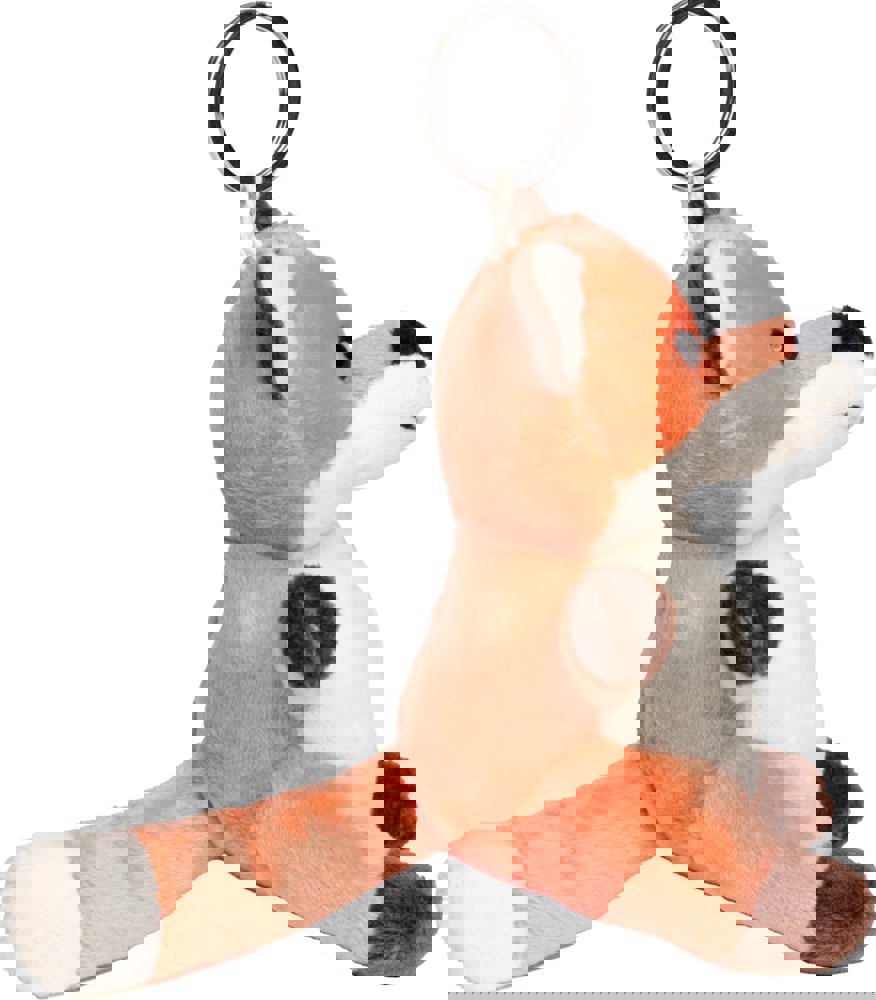 Schlüsselanhänger Fuchs, rotbraun, one size