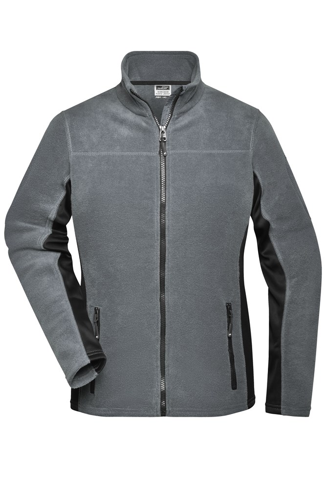 Ladies' Workwear Fleece Jacket - STRONG - - Carbon/black (ca. Pantone 425C
blackC)