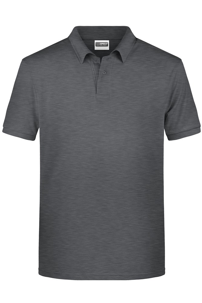 Men's Basic Polo - Black-heather (ca. Pantone blackC)