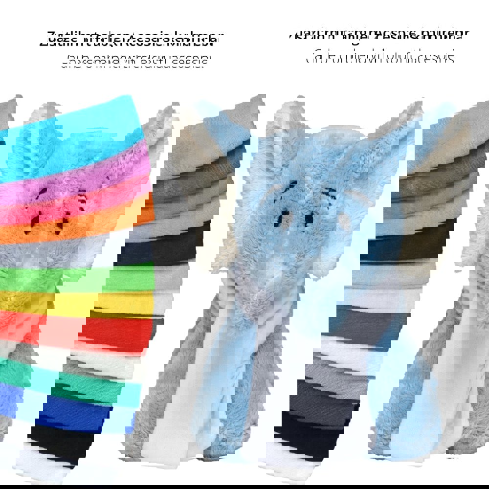 Elefant Hannes, himmelblau, one size