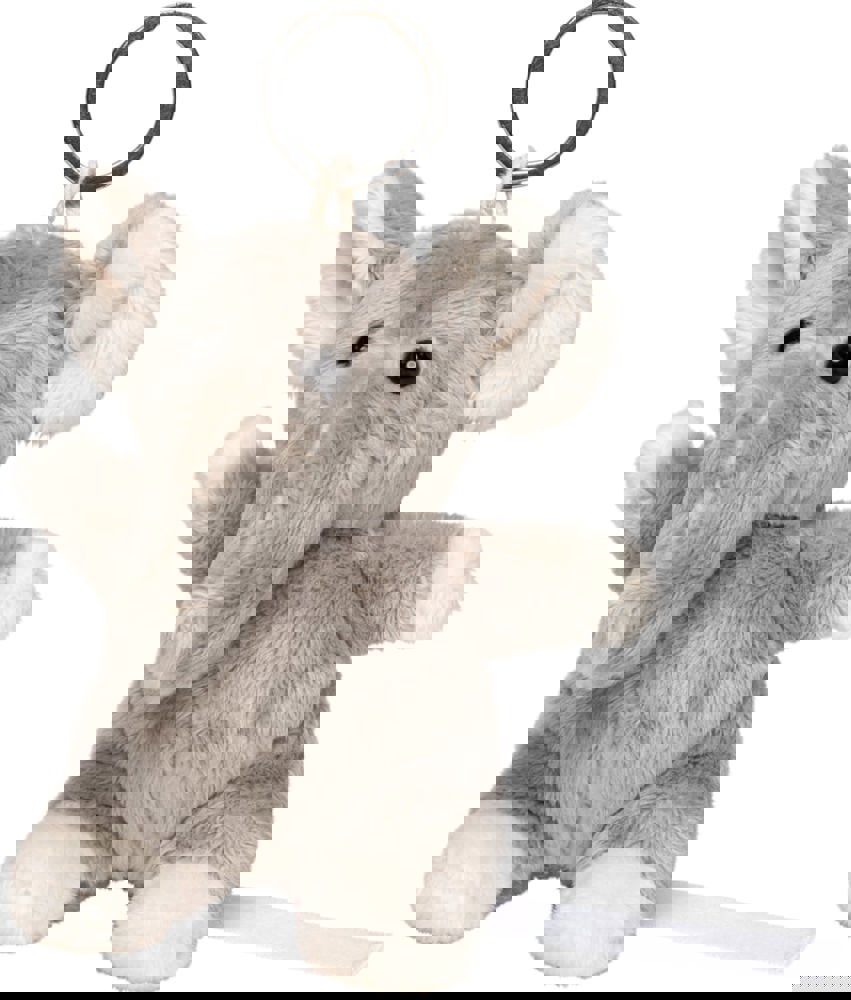 Schlüsselanhänger Elefant, grau, one size