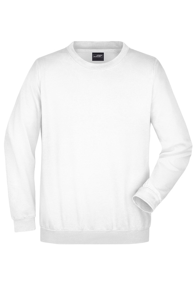 Round-Sweat Heavy - White (ca. Pantone white)