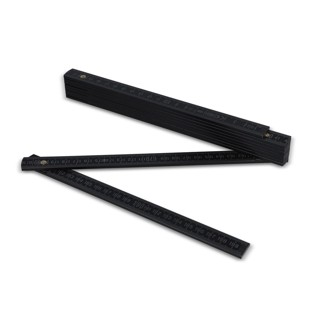 Zollstock Holz 2m Premium lackiert