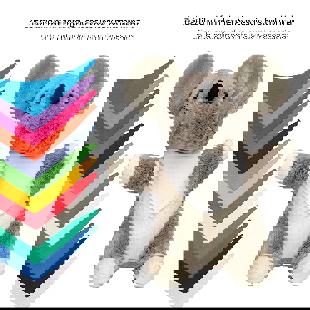 Maus Vivien, grau, one size