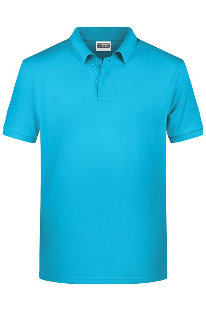 Men's Basic Polo - Turquoise (ca. Pantone 312C)