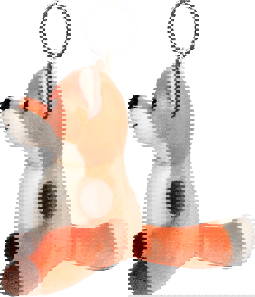 Schlüsselanhänger Fuchs, rotbraun, one size