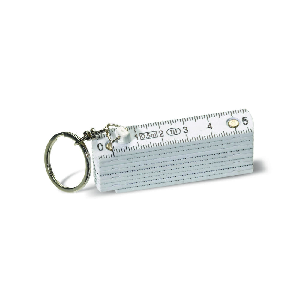 Schlüsselanhänger mit Mini-Zollstock