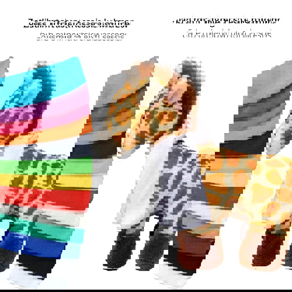 Giraffe Carla, hellbraun, one size