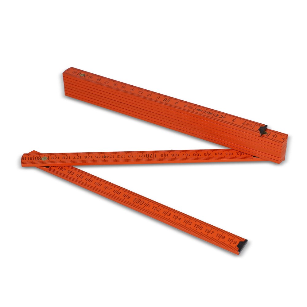 Zollstock Holz 2m Premium lackiert