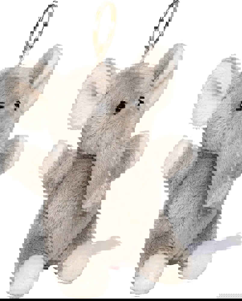 Schlüsselanhänger Elefant, grau, one size