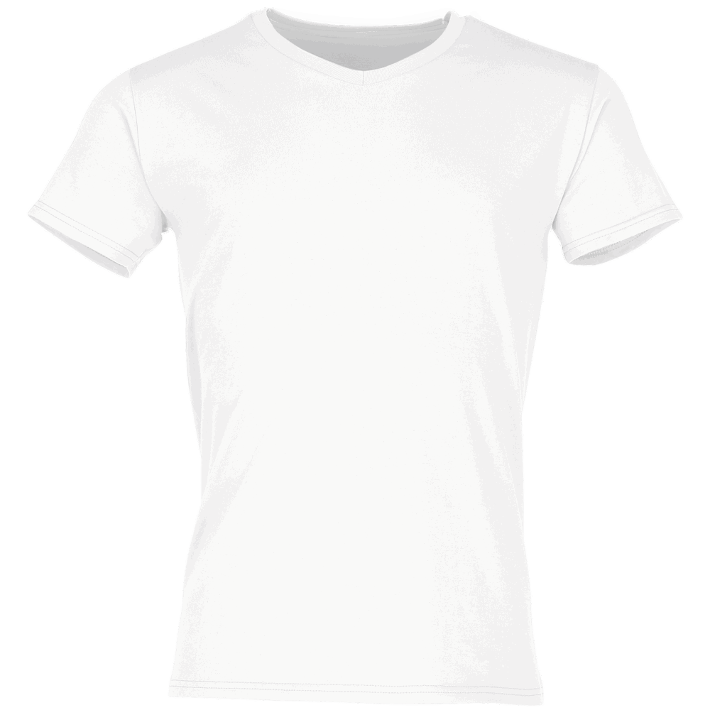 614420 - Iconic 150 V-Neck T-Shirt, schwarz, 5XL - weiß