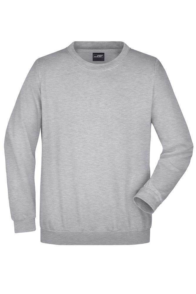 Round-Sweat Heavy - Grey-heather (ca. Pantone 442C)