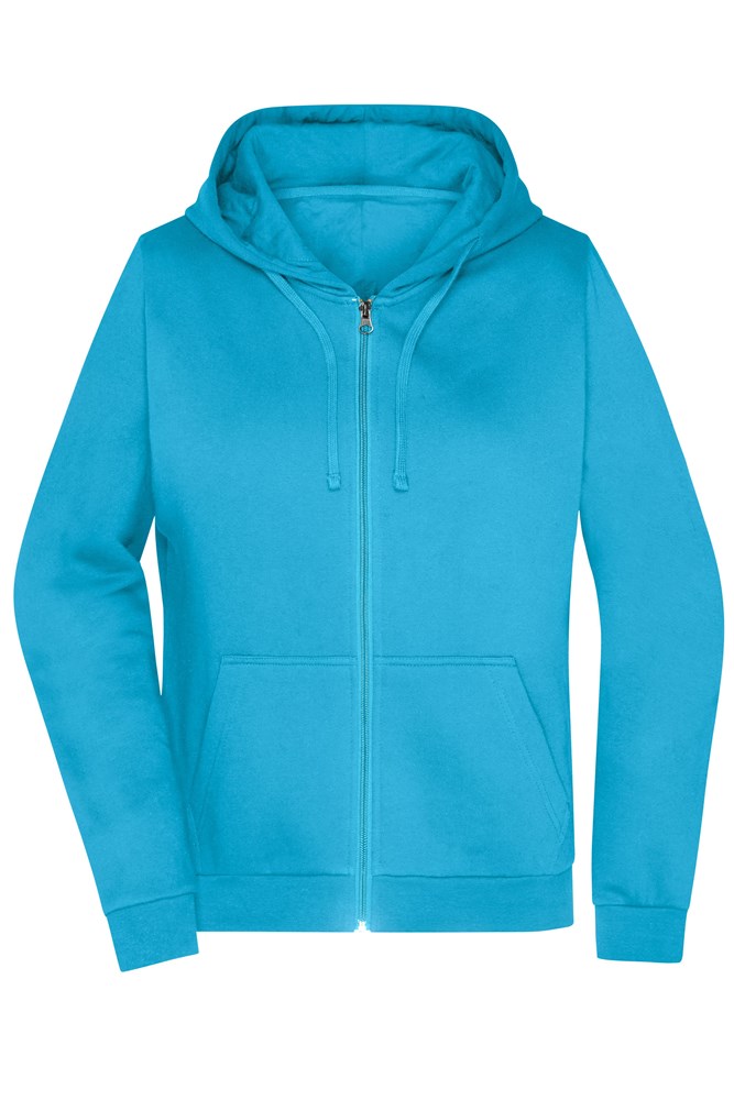 Ladies' Promo Zip Hoody - Turquoise (ca. Pantone 312C)