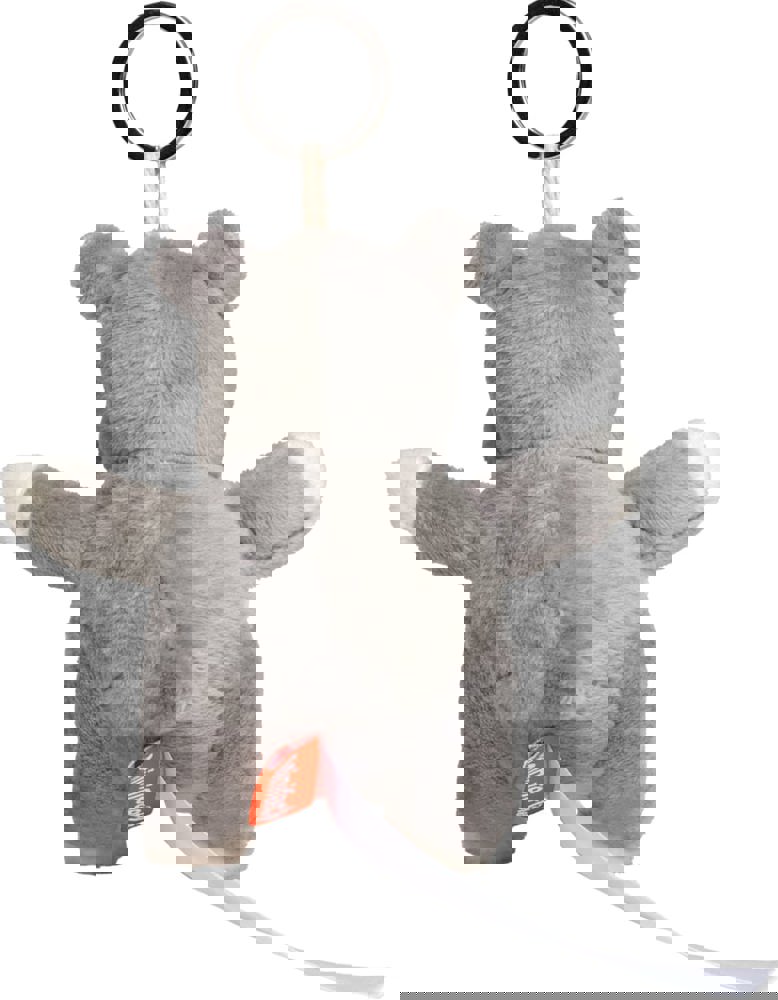 Schlüsselanhänger Nashorn, grau, one size