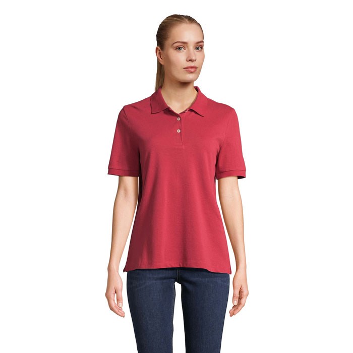 PACIFIC WOMEN - PACIFIC DAMEN POLO - Folk Red Twin