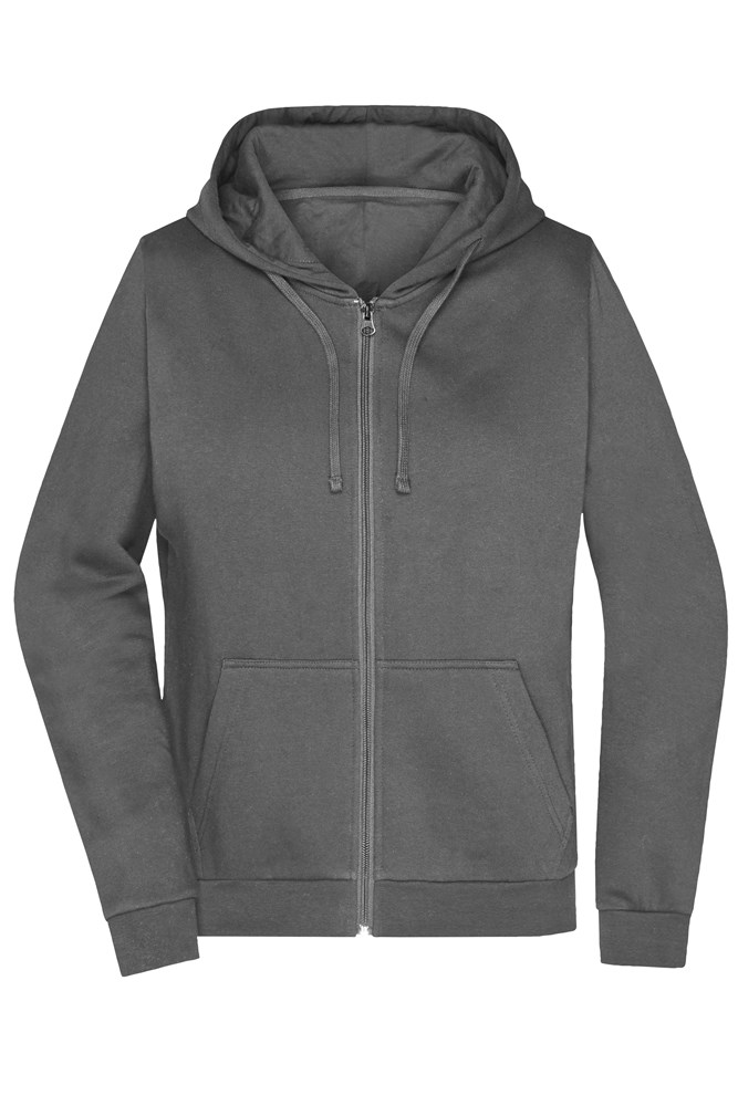 Ladies' Promo Zip Hoody - Dark-grey (ca. Pantone 7538C)